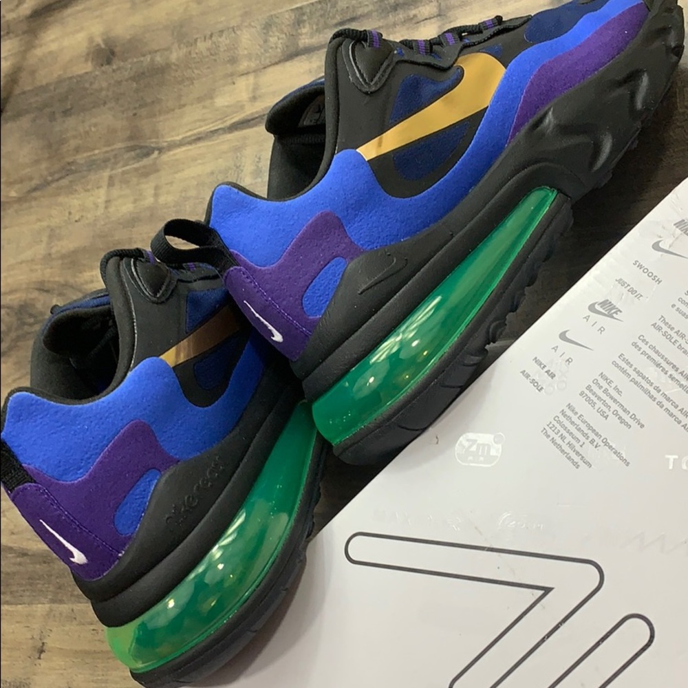NIKE AIR MAX 270 REACT black/university gold - Picture 11 of 16